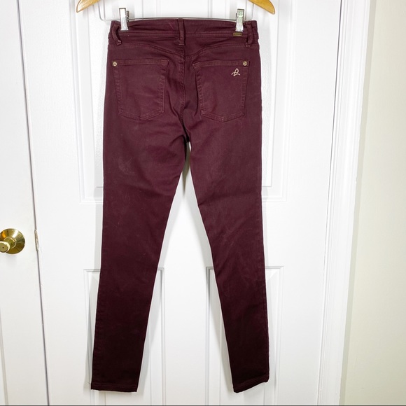 DL1961 Florence Skinny Instasculpt Maroon Jeans - Picture 9 of 9